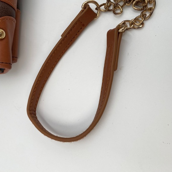 Harry Potter Hogwarts Trunk Crossbody Bag Wallet Brown Gold Studs 9 3/4 Patch - Picture 11 of 14